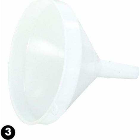 Lem Select – Entonnoir 200 mm – Fixation de filtre intégrée – Pour transfert de liquides et matériaux en vrac – Accessoire entretien outils motorisés