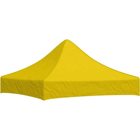 Partyzelt-Dach 2x2 m Gelb 270 g/m² vidaXL