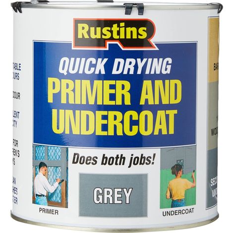 Rustins Quick Dry Primer & Undercoat Grey 2.5 litre
