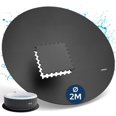 AREBOS Bodenschutzmatte Pool Puzzlematte Poolmatte Poolunterlage Matten Set (1/5)