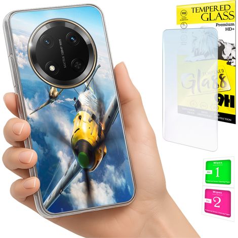 Funda para Honor Magic7 Lite con cubierta fotográfica y tapa trasera + cristal 9H (1/5)