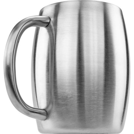 Chope à bière double paroi 53 cl – JINFGERNE – Acier inoxydable 18/8 – Boissons fraîches plus longtemps
