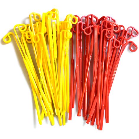 Lame De Taille Flexibles - Nylon Pour Débroussailleuse - Compatible Avec La Plupart Des Modèles - 60 Pièces (1/5)
