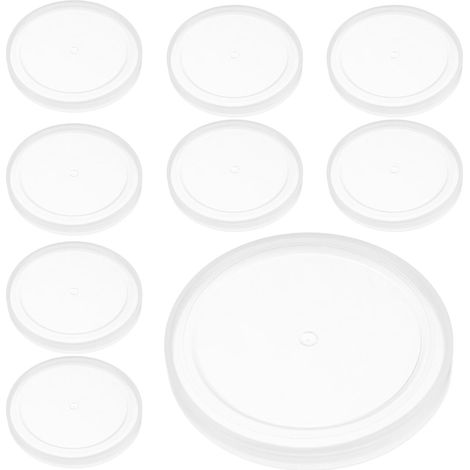Lot de 20 couvercles en plastique pour canettes de soda, diamètre 54 mm - Bouchons de conservation alimentaire en conserve (1/5)