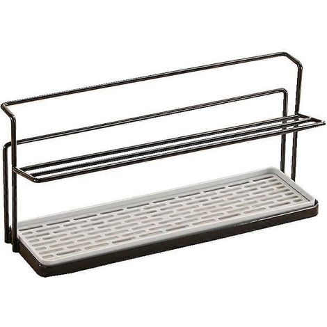 Flaschenabtropfer, schwarzer Becherhalter (1/5)