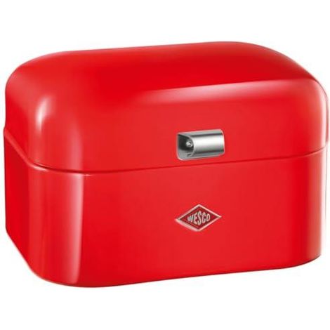 Wesco Grandy caja de pan diseño retro roja (1/2)