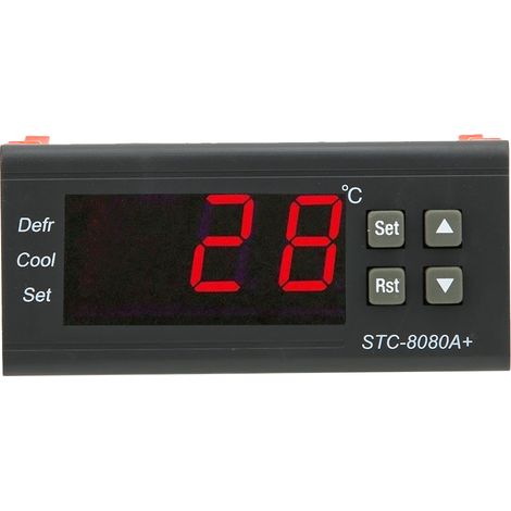 Thermostat numérique STC 8080A+ avec alarme de dégivrage et de contrôle de température (1/5)