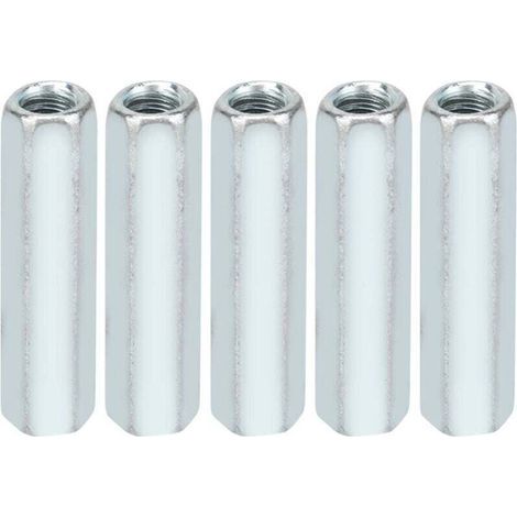 Dado esagonale, 5 pezzi M6 × 40mm dado esagonale a gambo lungo elementi di fissaggio filettati per elettrodomestici, apparecchiature di comunicazione, assemblaggio navale (1/4)