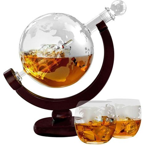 Northix Globe Jarra de Vidrio Transparente 0,85 L