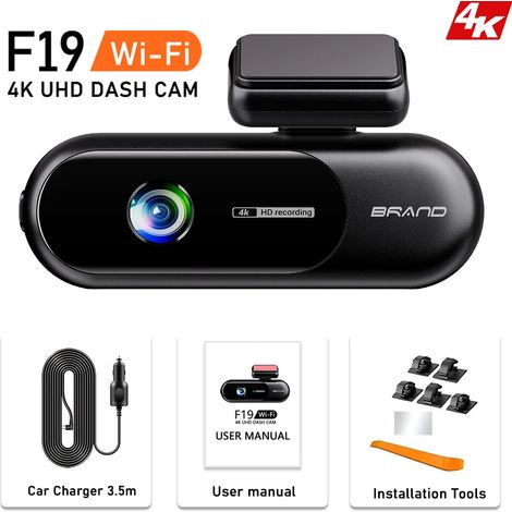 (Carte 32 Go) Caméra embarquée 4K WiFi avec double objectif (1/5)