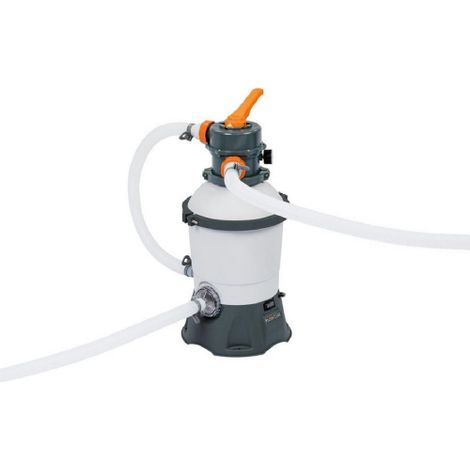 Idroweb – Filtre à sable 3.028 l/h – Capacité piscine 1.100 à 18.100 l – Sable 8,5 kg – Adaptateur 3,2 cm pour raccordement