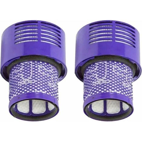Confezione da 2 filtri di ricambio lavabili per aspirapolvere Dyson V10: filtro di ricambio compatibile con la serie Dyson V10 SV12-Crezuo