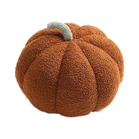 Coussin décoratif en forme de citrouille pour la maison, la photographie de jardin, Halloween, 20 cm, marron (1/5)