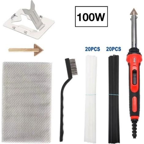 Agrafeuse thermique - MANDY TENFLLYWINGS - Réparation pare-chocs - 100 W - 3 vitesses - Accessoires inclus (1/5)