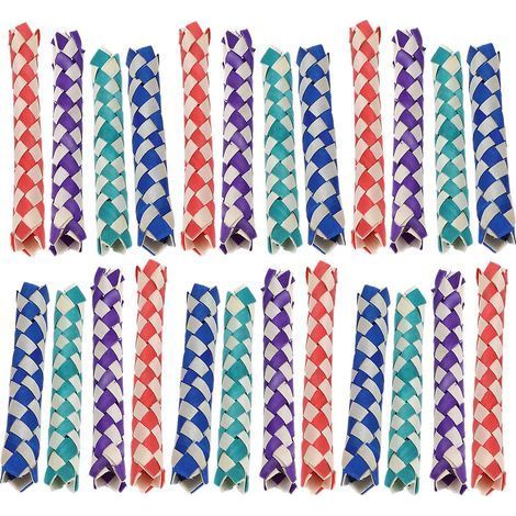 24 pièges à doigts pour oiseaux et perroquets. jouet à mâcher en bambou chinois. jouet à monter soi-même pour les fêtes d'enfants (1/4)