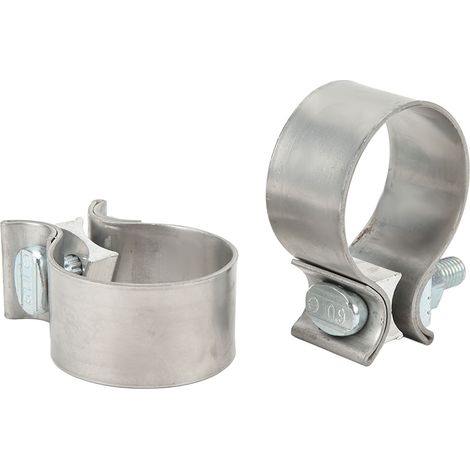 colliers de serrage pour raccord bout à bout d'échappement, en acier inoxydable 304, pour tuyau de 2 pouces. (1/5)