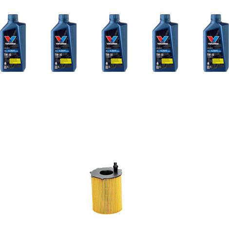 Kit filtro olio e 5L compatibile con Ford Fusion 1.6 Tdci 66kw dal 2004 (1/3)