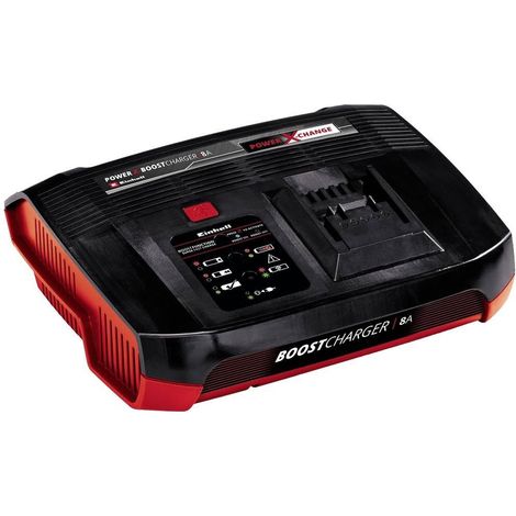 Einhell PXC Boostcharger caricatore nero 8A Power X-Change