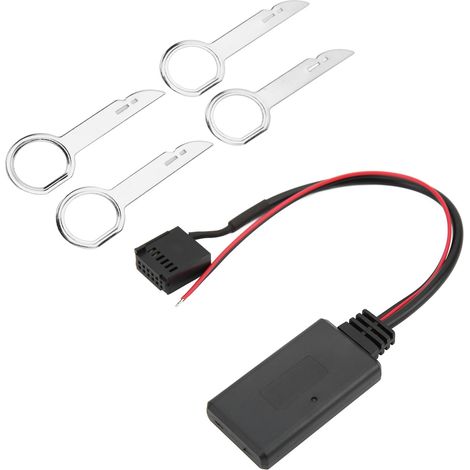 Module Bluetooth sans fil AUX IN 12 broches avec outil de démontage d'autoradio, compatible avec Ford Focus à partir de 2005 (réf. 6000CD). (1/5)