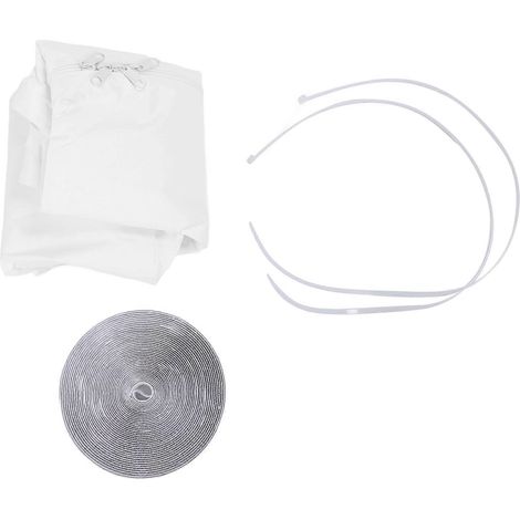 Verstellbare universelle Fensterdichtung, geeignet für tragbare Klimageräte und Wäschetrockner, Wasserschutz, einfache Installation, Standardmodell. (1/5)