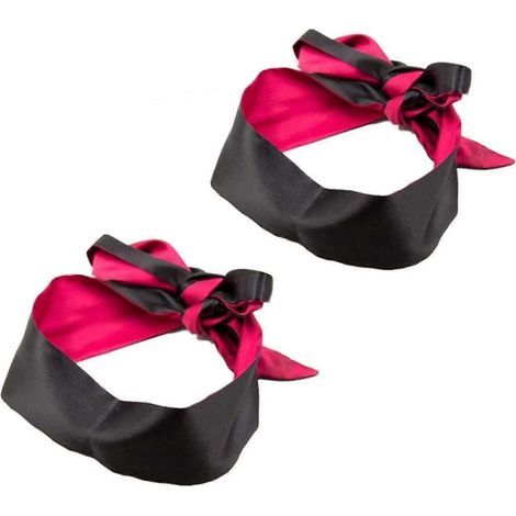 Masque de sommeil en satin, bandeau doux et lisse, longueur ajustable de 145 cm. (1/2)