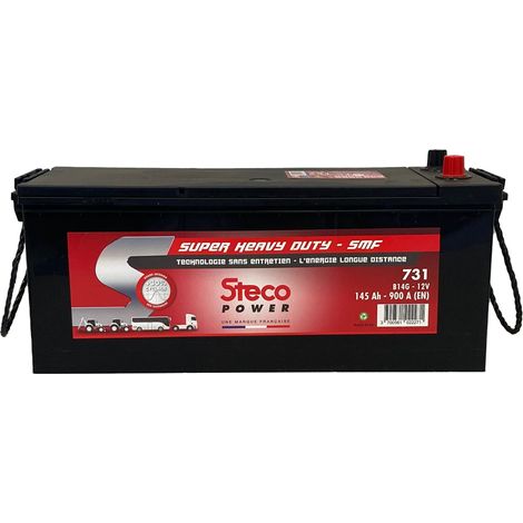 Batterie 12V 150Ah 1000A 513x189x220 Super Heavy Duty stecopower - 731
