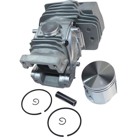 Cylindre pour kit de piston pour tronçonneuse MS291 47 mm Clip Valve Assemblée en alliage d'aluminium Pièce de rechange Jardin Power Tool Repair (1/5)