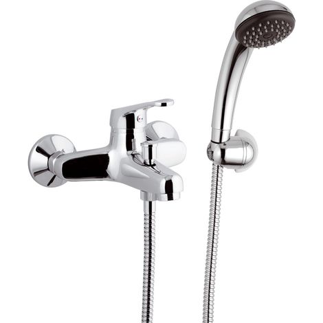 Rubinetto vasca esterno con doccia duplex - serie remix (1/3)