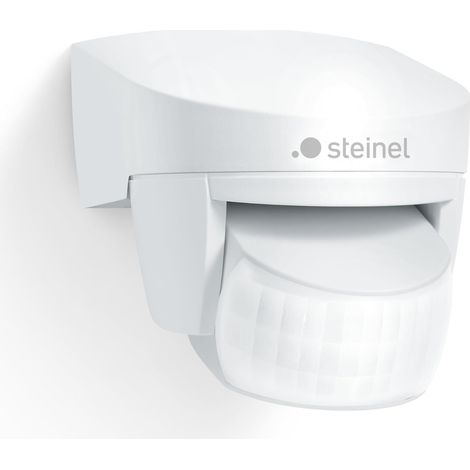 Steinel Détecteur de mouvement IS 140-2 blanc, capteur infrarouge, zone de détection de 140°, portée 14 m, intérieur/ extérieur (1/5)