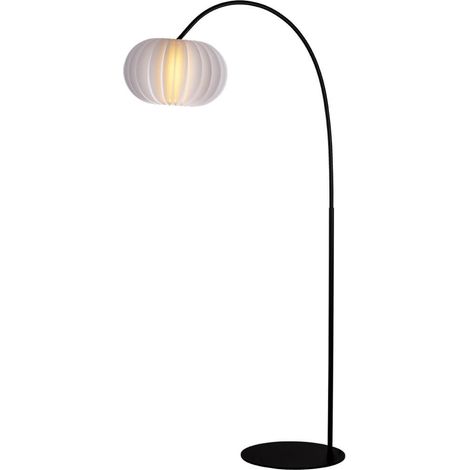 Lampe à arc design Arena avec capuche blanche - 1721-05-40 (1/3)