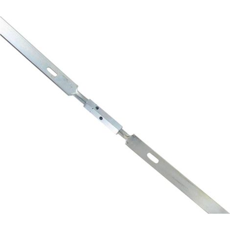 Raidisseur porte - Acier zingué blanc - Ajustable - 1870mm - SECURY-T