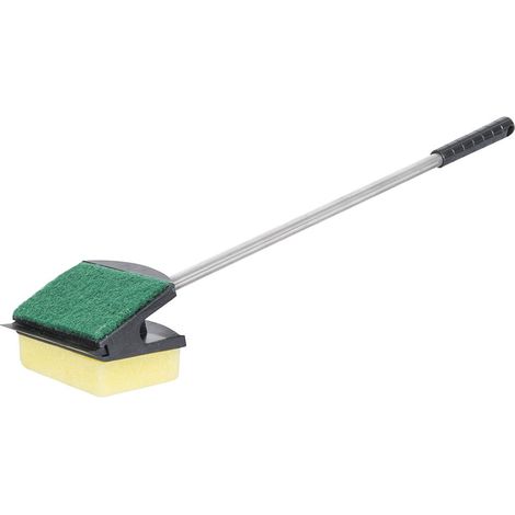 3-in-1 Glasschaber zur Reinigung von Aquarien und Fischglas, 70 cm