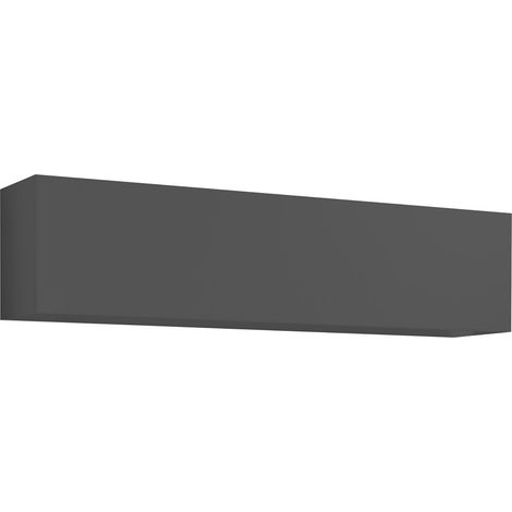 Mueble Colgante Luca, 2 Compartimentos, Hecho en Italia, 30x40h cm Negro Antracita