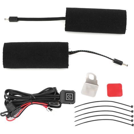 Gant chauffant moto 12V 3 vitesses étanche IP67 universel manchon électrique
