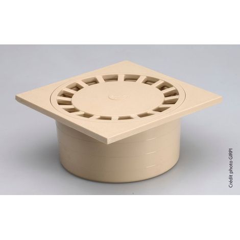 GIRPI sandfarbene Polypropylen-Hofrinne, 20 x 10 cm GIRPI (1/4)