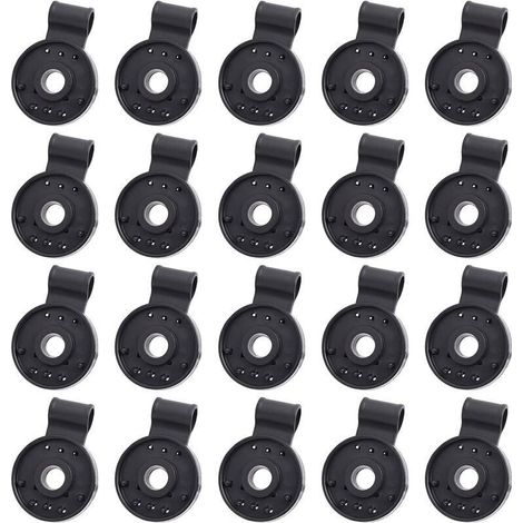 Pinces en plastique pour filet d'ombrage – Lot de 20 unités, fixation rapide et résistante pour serres et pergolas (1/4)