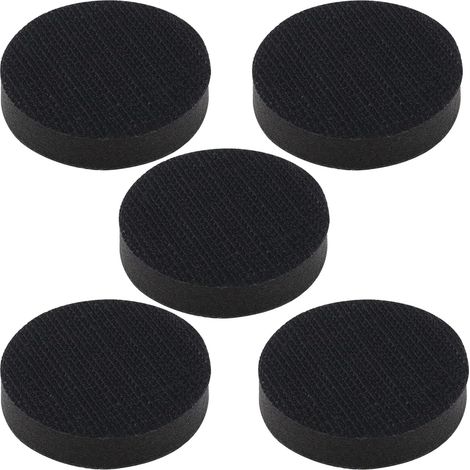 Stück weiche Schwamm-Polierpads 50 mm ohne Löcher, Klettverschluss, beflockter Schwamm-Schleifpad, weiche Schaumstoff-Schleifpads, Schnittstellenpads, Schleifstäbe, Schwammkissen-Padhalter