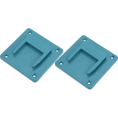 Lot de 2 supports muraux de rangement pour outils électriques Makita 18V (cyan) (1/5)