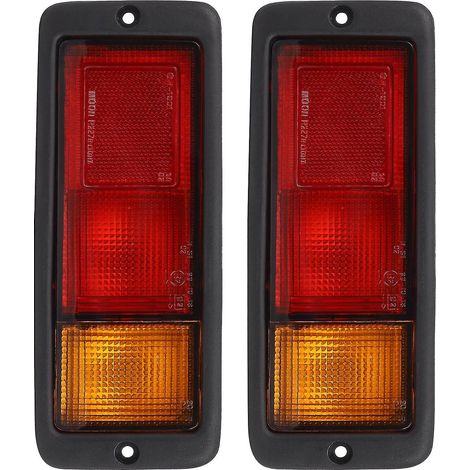Feux arrière gauche et droit pour Mitsubishi Pajero 1992-1999 – Plastique rouge et noir – Installation facile – Ajustement parfait - Mb124963 (1/5)