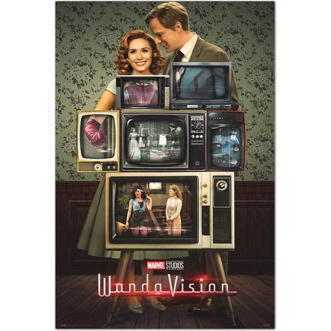 Poster marvel wandavision life on tv
