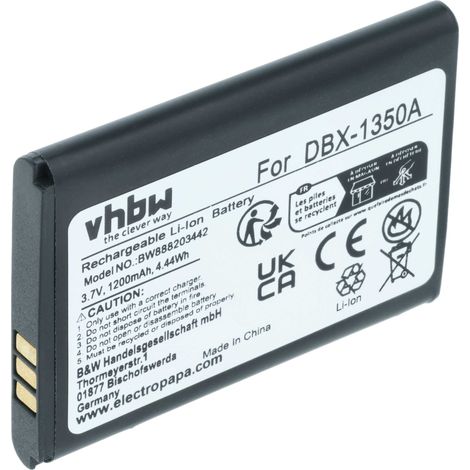 vhbw Akku Ersatz für Doro DBX-1350A für Handy Smartphone Senioren Telefon (1200 mAh, 3,7 V, Li-Ion) (1/5)