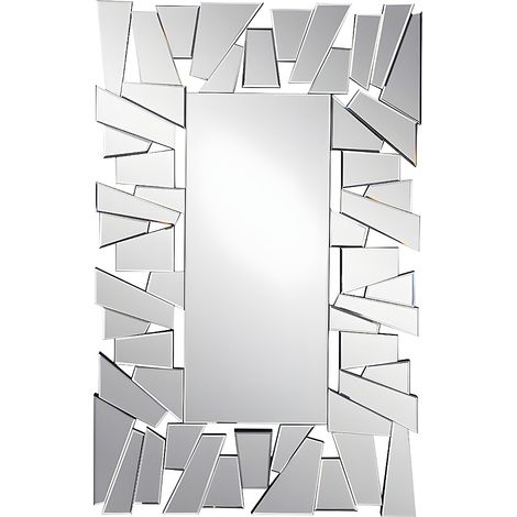 Specchio a muro L. 120 x H. 76 cm in Acciaio inox - UYUNI