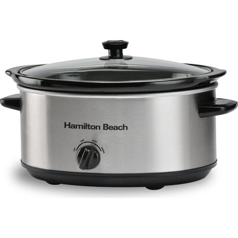 Hamilton Beach 'The Family Favourite' 6.5L Silver Slow Cooker (1/5)