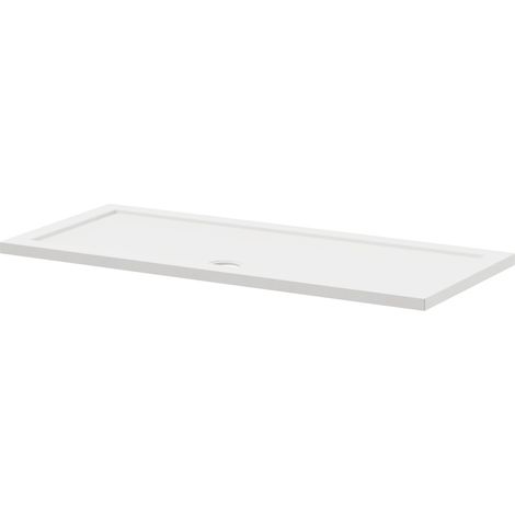 Pearlstone Slip Resistant 1600mm x 700mm x 40mm Rectangular Shower Tray (1/4)