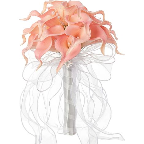 【Matilda Bouquet 5996】Ein künstlicher PE-Blumenstrauß für Hochzeiten, inklusive Matilda-Armband-Corsagen, Boutonnieres, hochwertigen Brautsträußen für Hochzeitsfotos, standesamtliche Trauung und Hochz (1/2)