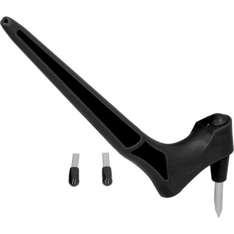 Outil de coupe artisanal, couteau à découper rotatif à 360 degrés, Kit de coupe pour le travail manuel de bricolage noir (1/5)