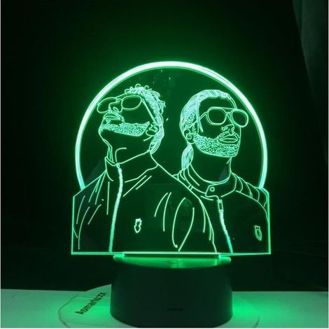 (16 colors)Night 3D PNL - 16 colors with remote - Lighting night for bedroom (1/4)