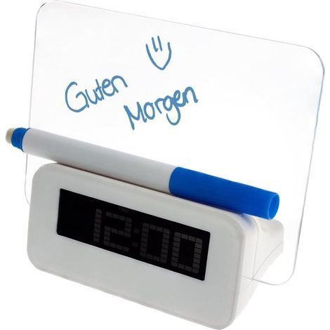 Digitaler Wecker mit Display – Wecker für Kinder und Erwachsene – USB-aufladbar – Wecker – LED-Digitalwecker – Blau (1/5)
