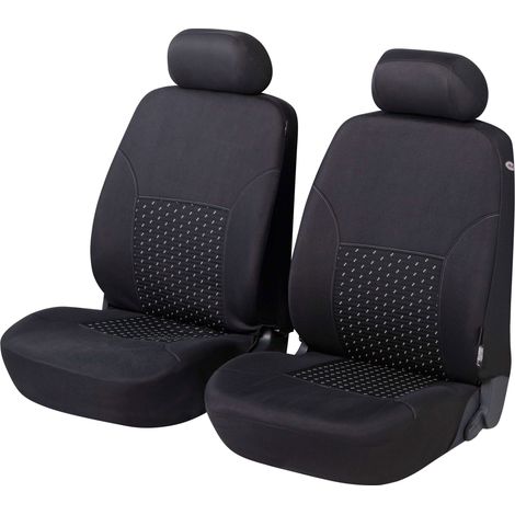 Walser Autositzbezug DotSpot Premium Vordersitze grau schwarz Sitzbezug (1/5)