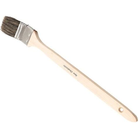 Pennello per termosifoni larghezza 25 mm lunghezza setole 45 mm ghiera in banda stagnata - 158250 (1/2)